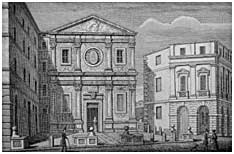 antonio nani's engraving chiesa san gaetano st.